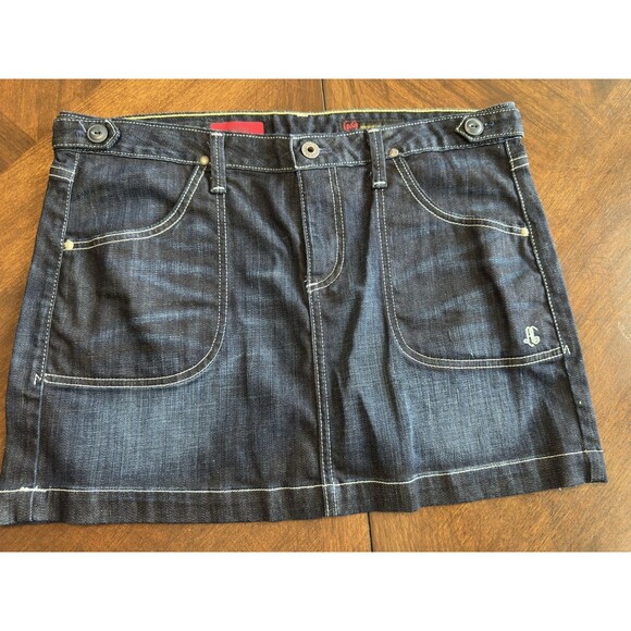 AG Adriano Goldschmied Womens The Muse Skirt Size 32 Blue Mini Denim Y2K NW0T - Picture 1 of 8
